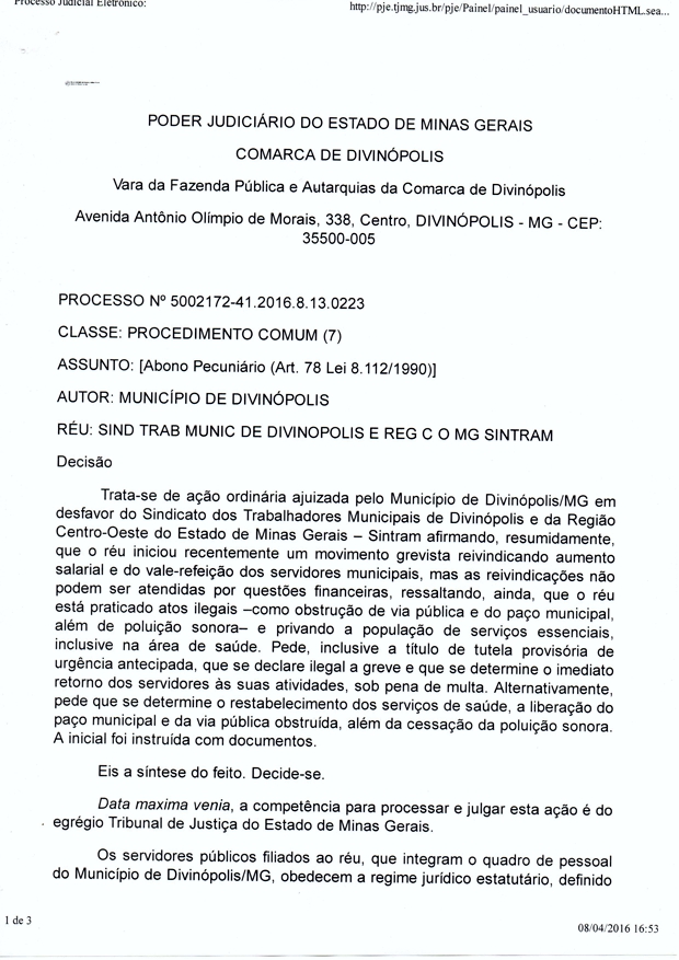despacho juiz 1A